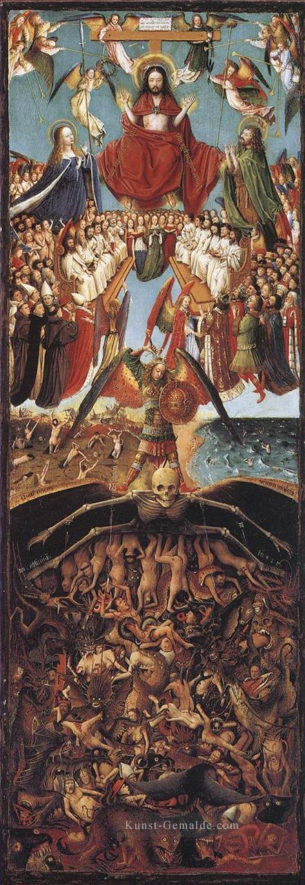 Jüngste Gericht Renaissance Jan van Eyck Ölgemälde